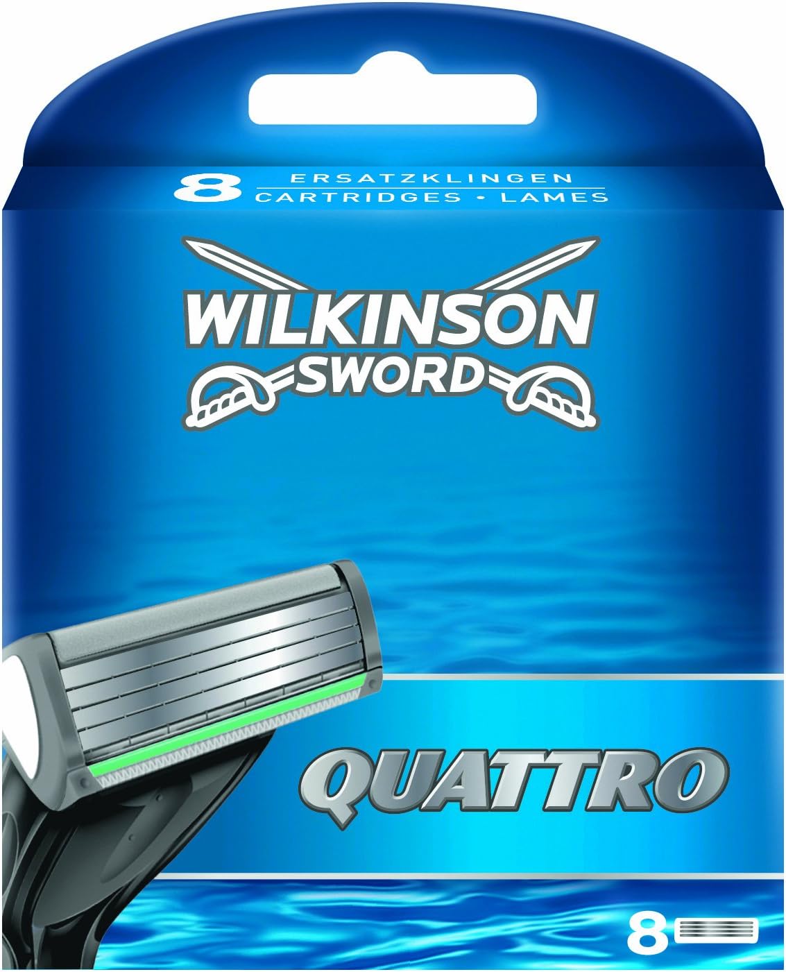 Wilkinson Sword Quattro Klingen 8er pack