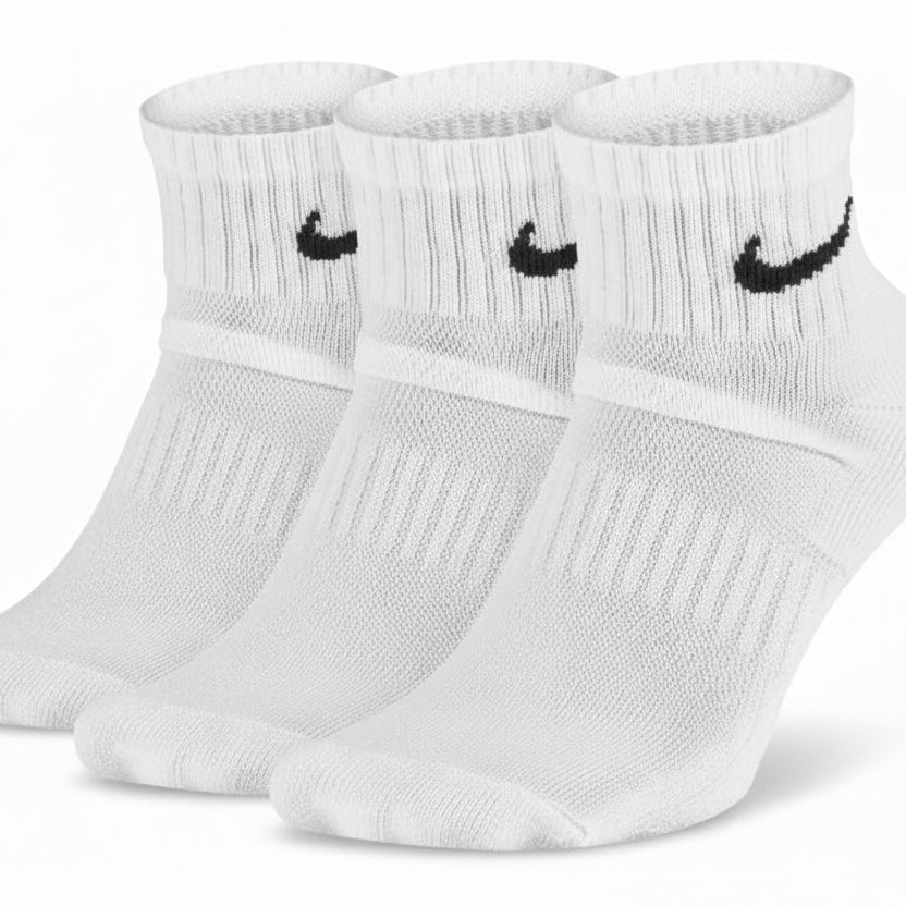 NIKE Ankle Socken White - 3 Paar EU 34-38 / S