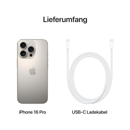 Apple iPhone 16 Pro Max 256 GB, Titan Natur