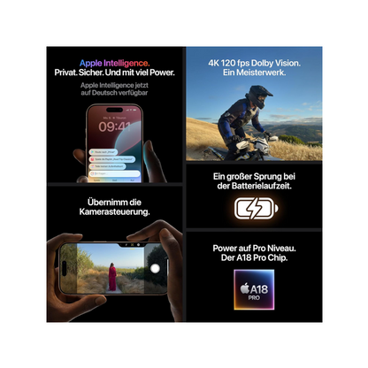 Apple iPhone 16 Pro Max 256 GB, Titan Natur